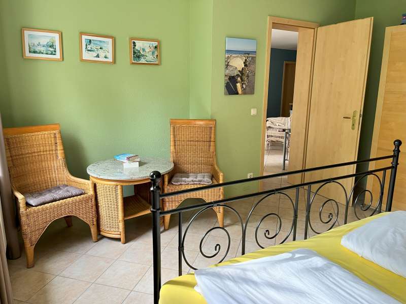 Sitzplatz im Schlafzimmer