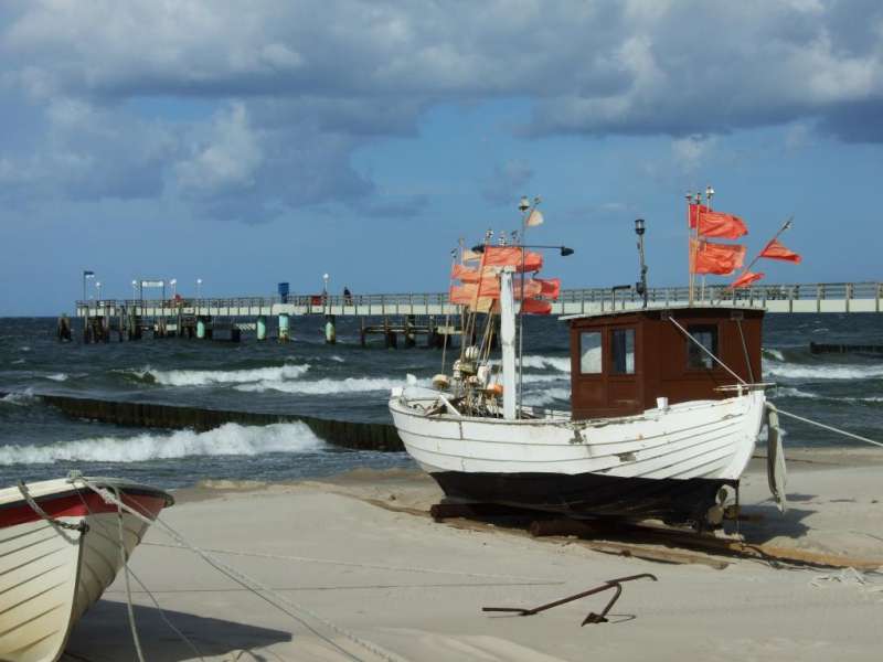 Fischerboote an der Seebrücke 