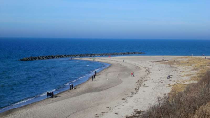 Wellenbrecher vor Ahrenshoop