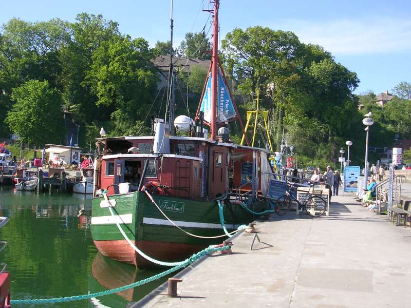 Anlegestelle am Hafen