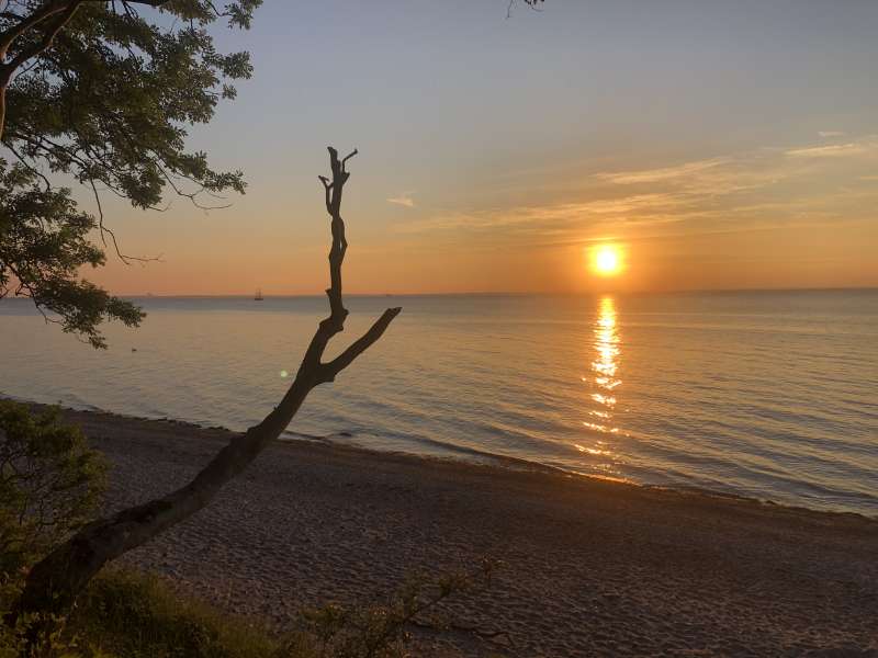 Sonnenuntergang Groß Schwansee