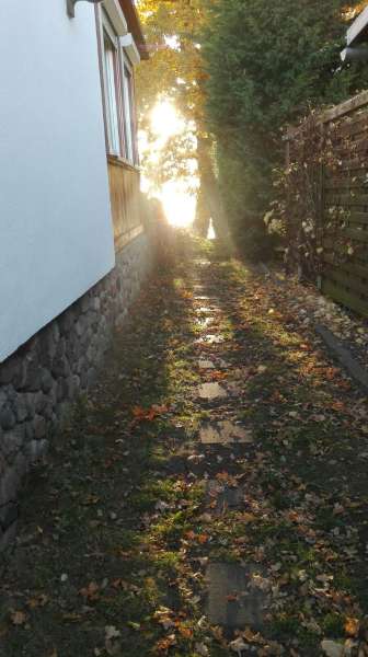 Herbststimmung auf dem Zuweg