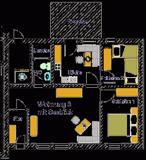 Bild von Ostsee vor dem Darß Ferienhaus anbau