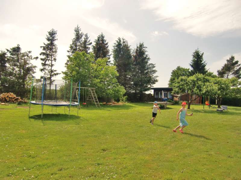 Garten, Spielplatz, Trampolin