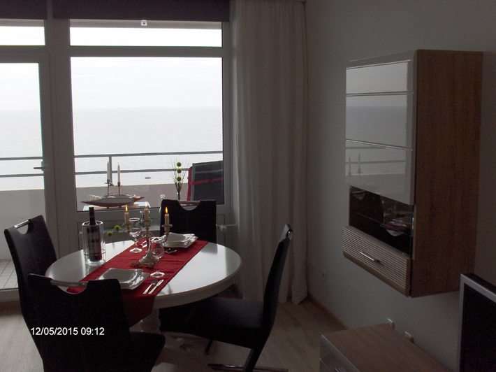 Bild von Ferienwohnung Ostsee 1.Reihe Blick auf das Meer