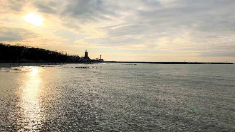 Ein Blick vom Kolberg Pier