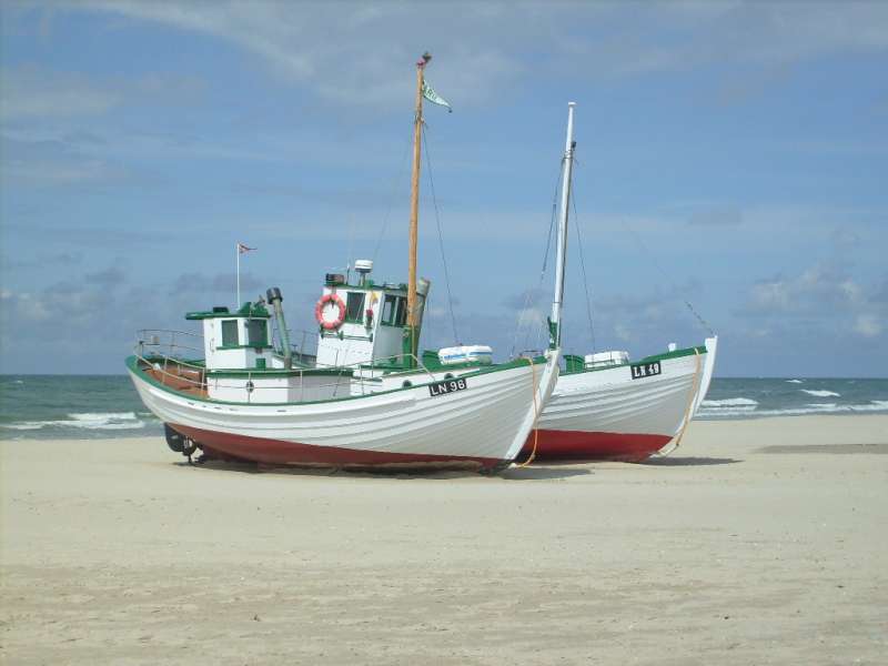 Boote am Reriker Strand