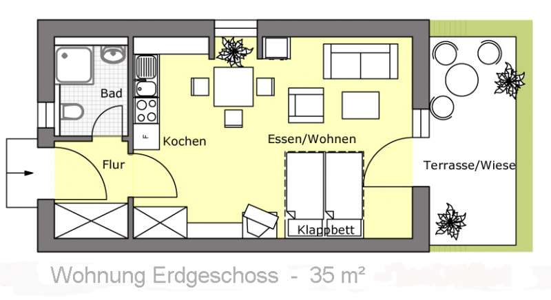 Grundriss Wohnung