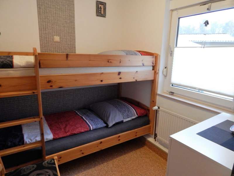 Schlafzimmer mit Etagenbett