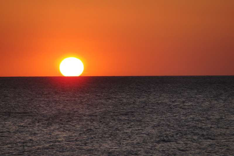 Sonnenuntergang in Börgerende