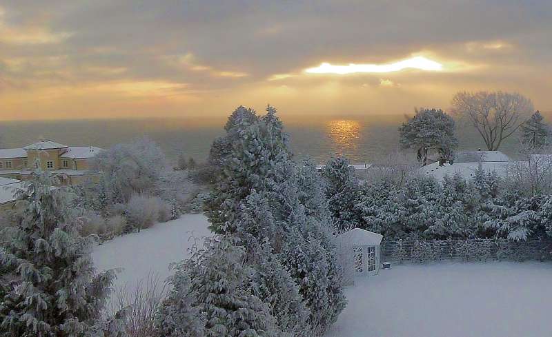 Meerblick im Winter