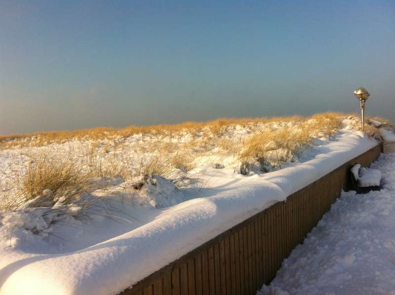 Seebrücke im Winter