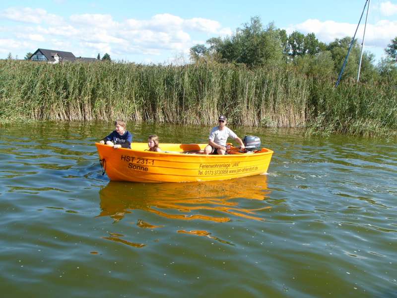 Ausflug mit Mietsboot