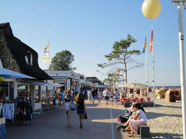 Dahme Strand, Promenade