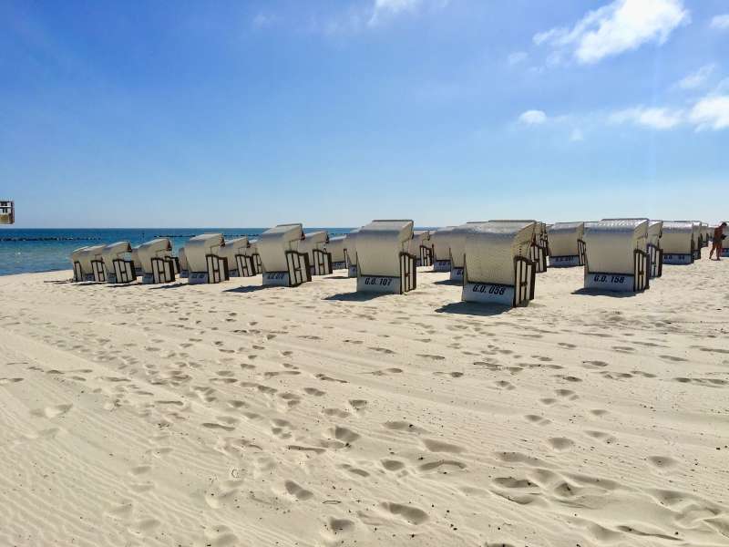 Strand an der Seebrücke